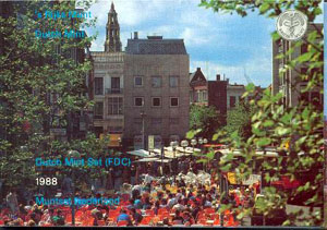 FDC Muntset Nederland 1988, Groningen - Klik op de afbeelding om het venster te sluiten