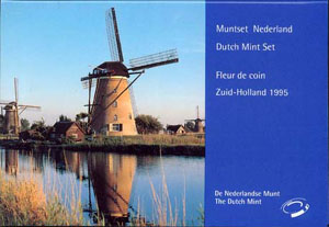 FDC Muntset Nederland 1995, Zuid-Holland - Klik op de afbeelding om het venster te sluiten