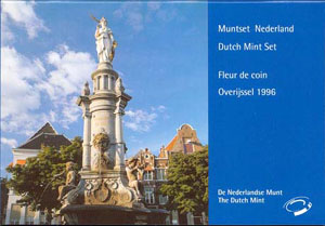FDC Muntset Nederland 1996, Overijssel - Klik op de afbeelding om het venster te sluiten