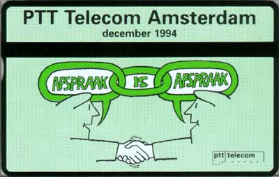 PTT Telecom Amsterdam, Afspr. = Afsp. - Klik op de afbeelding om het venster te sluiten