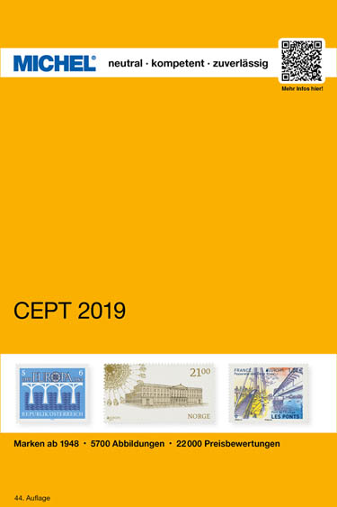 Michel catalogus Cept landen in kleur, 2019 - Click Image to Close