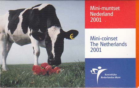 2001 Mini coinset Netherlands - Click Image to Close