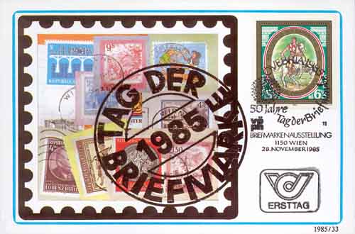 1985 Dag van de postzegel - Klik op de afbeelding om het venster te sluiten