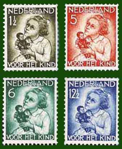 1934 Kinderzegels - Klik op de afbeelding om het venster te sluiten
