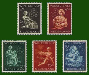 1944 Winterhulp-Volksdienstzegels - Click Image to Close