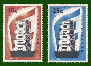 1956 Europazegels - Click Image to Close