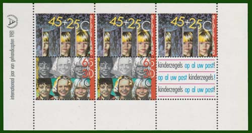 1981 Kinderzegels (blok) - Click Image to Close