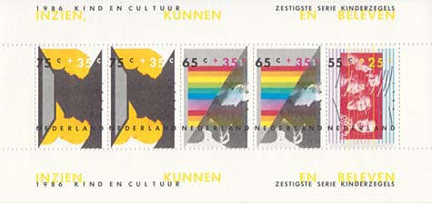 1986 Kinderzegels (blok) - Klik op de afbeelding om het venster te sluiten