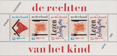 1989 Kinderzegels (blok) - Click Image to Close