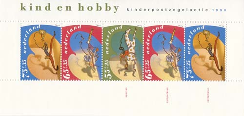 1990 Kinderzegels (blok) - Click Image to Close