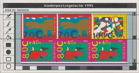 1995 Kinderzegels (blok) - Click Image to Close