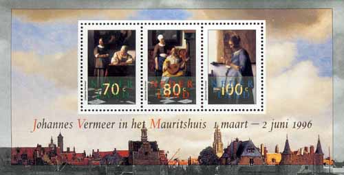 1996 Johannes Vermeer (blok) - Click Image to Close