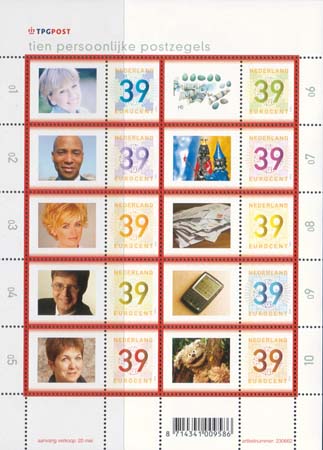 2003 Persoonlijke Postzegels, Bijzonder - Klik op de afbeelding om het venster te sluiten