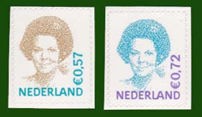 2004 Koningin Beatrix 0,57 en 0,72 eurocent - Click Image to Close