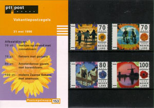 1996 Vakantiezegels - Klik op de afbeelding om het venster te sluiten