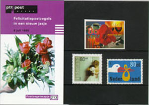 1999 Felicitatie postzegels in nieuw jasje - Click Image to Close