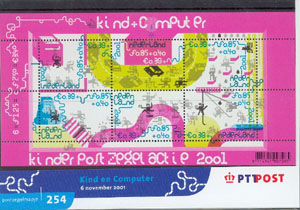2001 Blok Kinderzegels - Klik op de afbeelding om het venster te sluiten