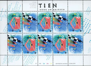 1993 Tien voor uw brieven - Click Image to Close