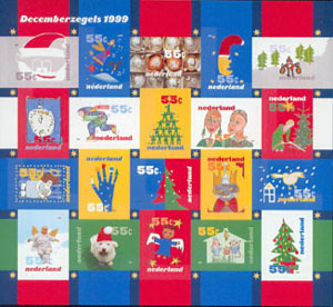 1999 Decemberpostzegels - Klik op de afbeelding om het venster te sluiten