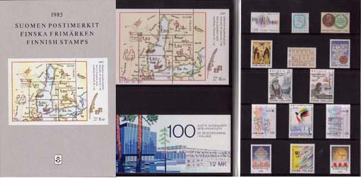 Finland 1985 yearset mint stamps by Finn.Post - Click Image to Close