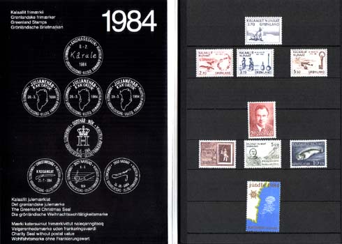 Groenland 1984 jaargang postfrisse zegels - Klik op de afbeelding om het venster te sluiten