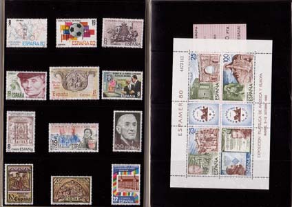 Spain year set from Spanish Post - Click Image to Close