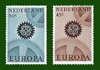 1967 Europazegels fosfor
